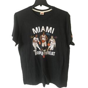 Miami Triple Threat,  Butler, Adebayo, Herro, Homage XL Dark Gray Soft T-shirt